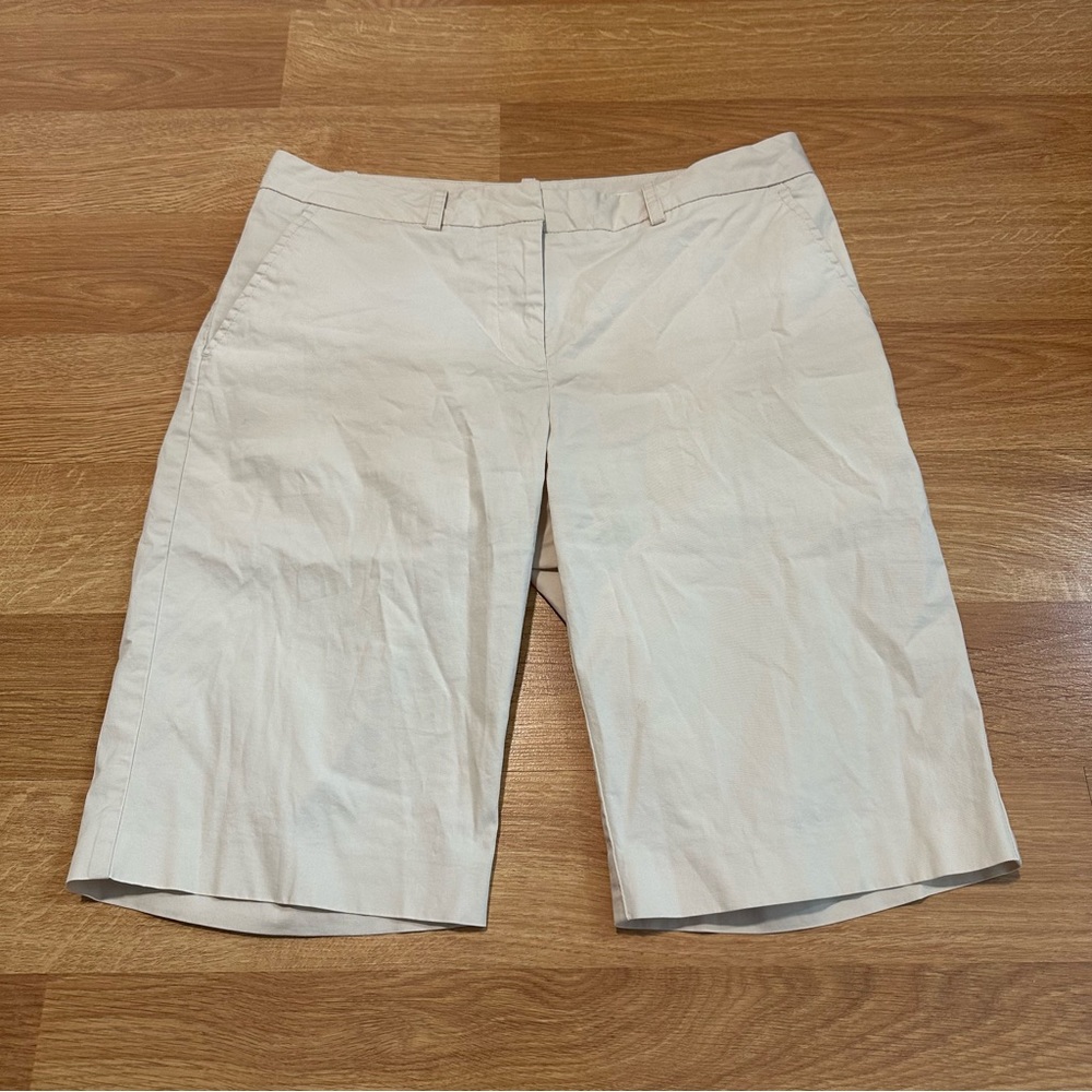 Clover by Bobby Jones Women Ivory Shorts Size 4